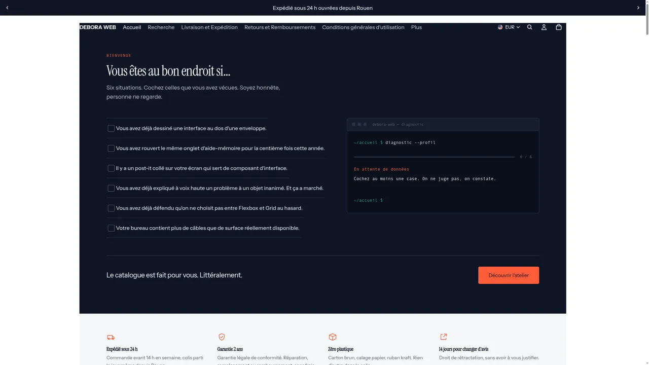 Screenshot de DEBORA WEB