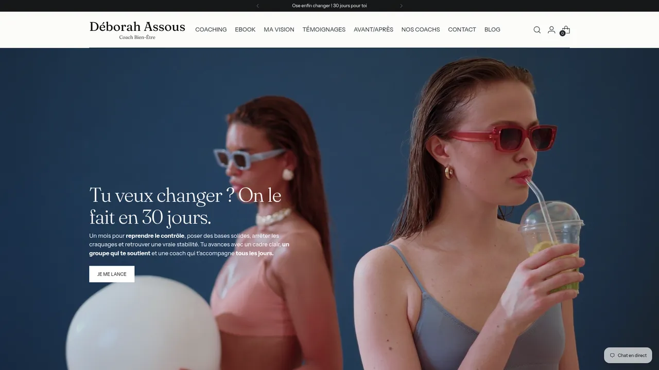 Screenshot de Déborah Assous
