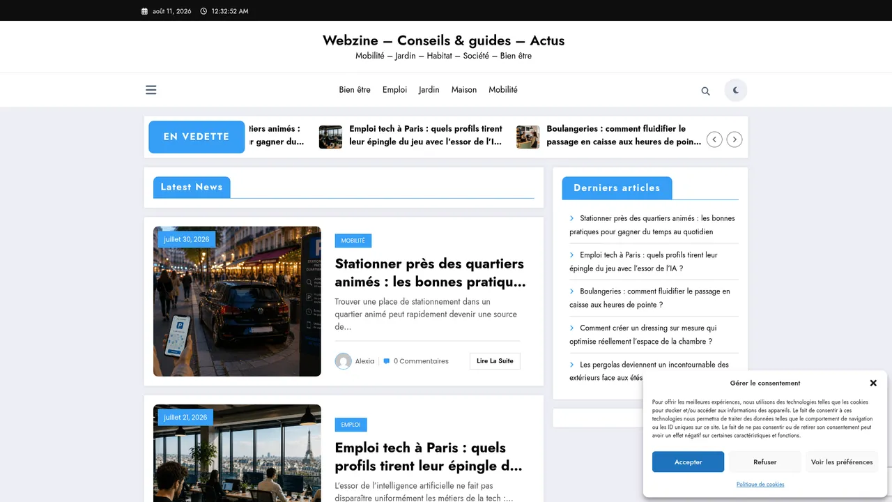 Aperçu du site Décorélie, de l'art à la déco
