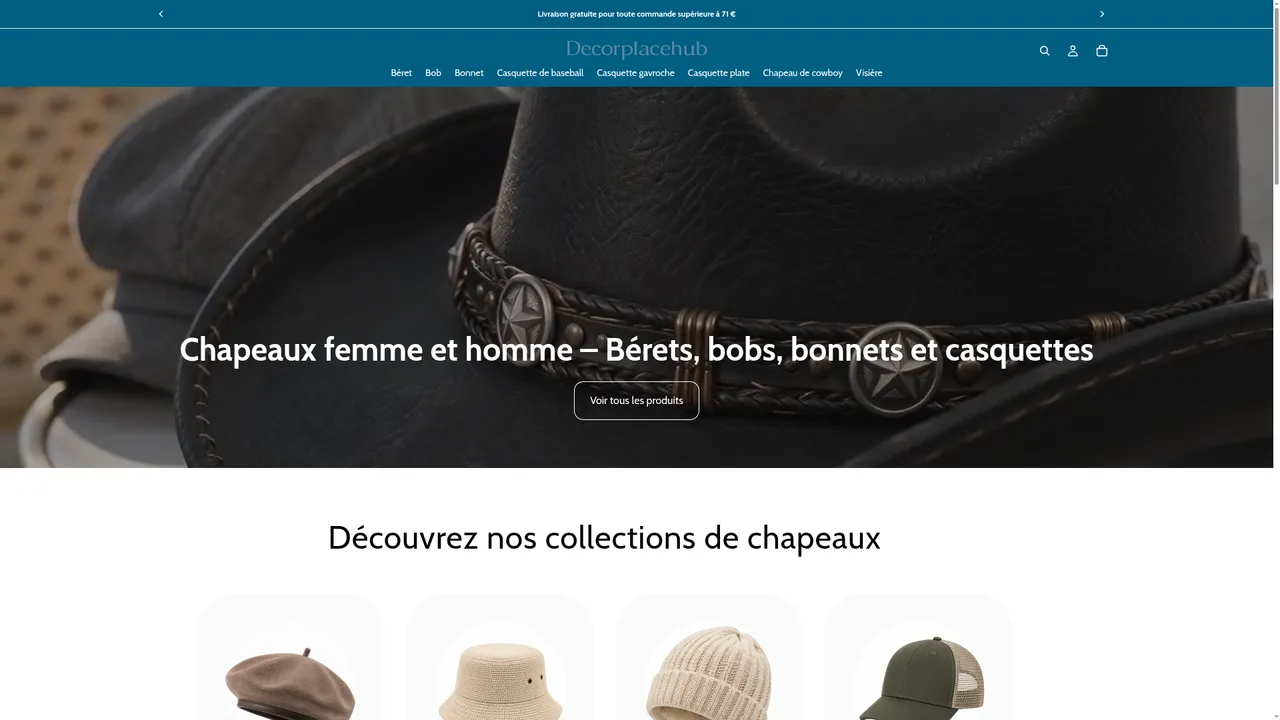 Screenshot de decorplacehub.com