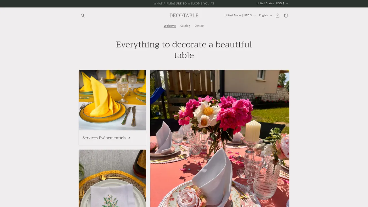 Screenshot de DECOTABLE
