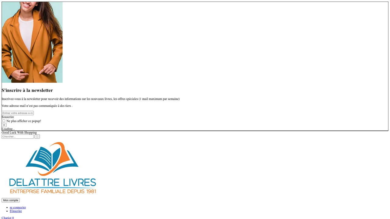 Screenshot de Delattre livres