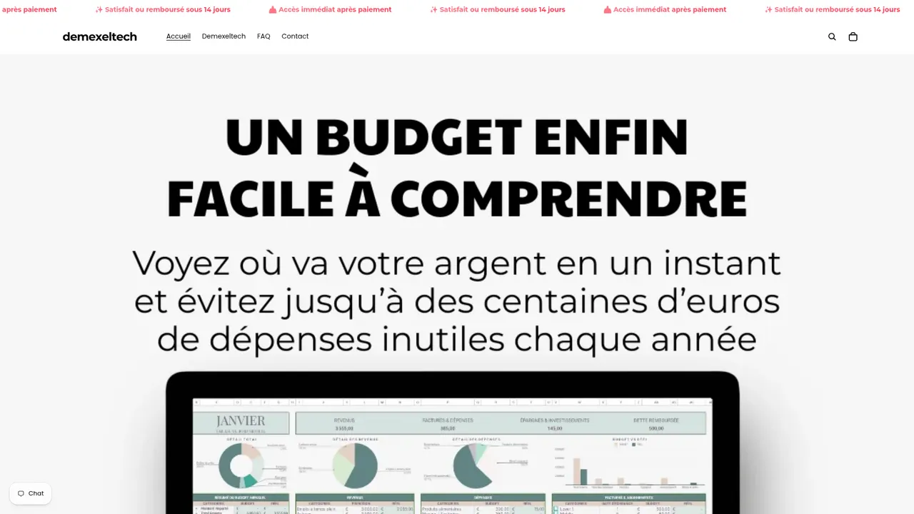 Screenshot de demexeltech