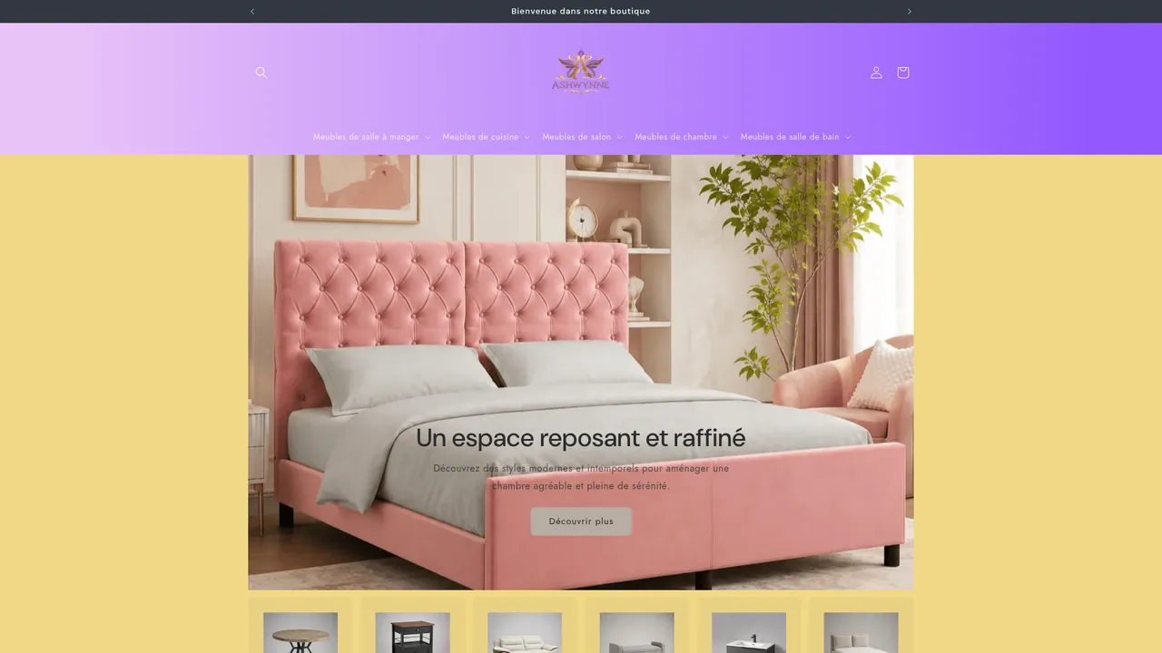 Screenshot de Des meubles élégants pour un intérieur harmonieux
