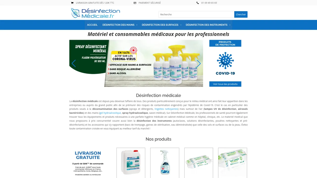 Screenshot de Désinfection médicale
