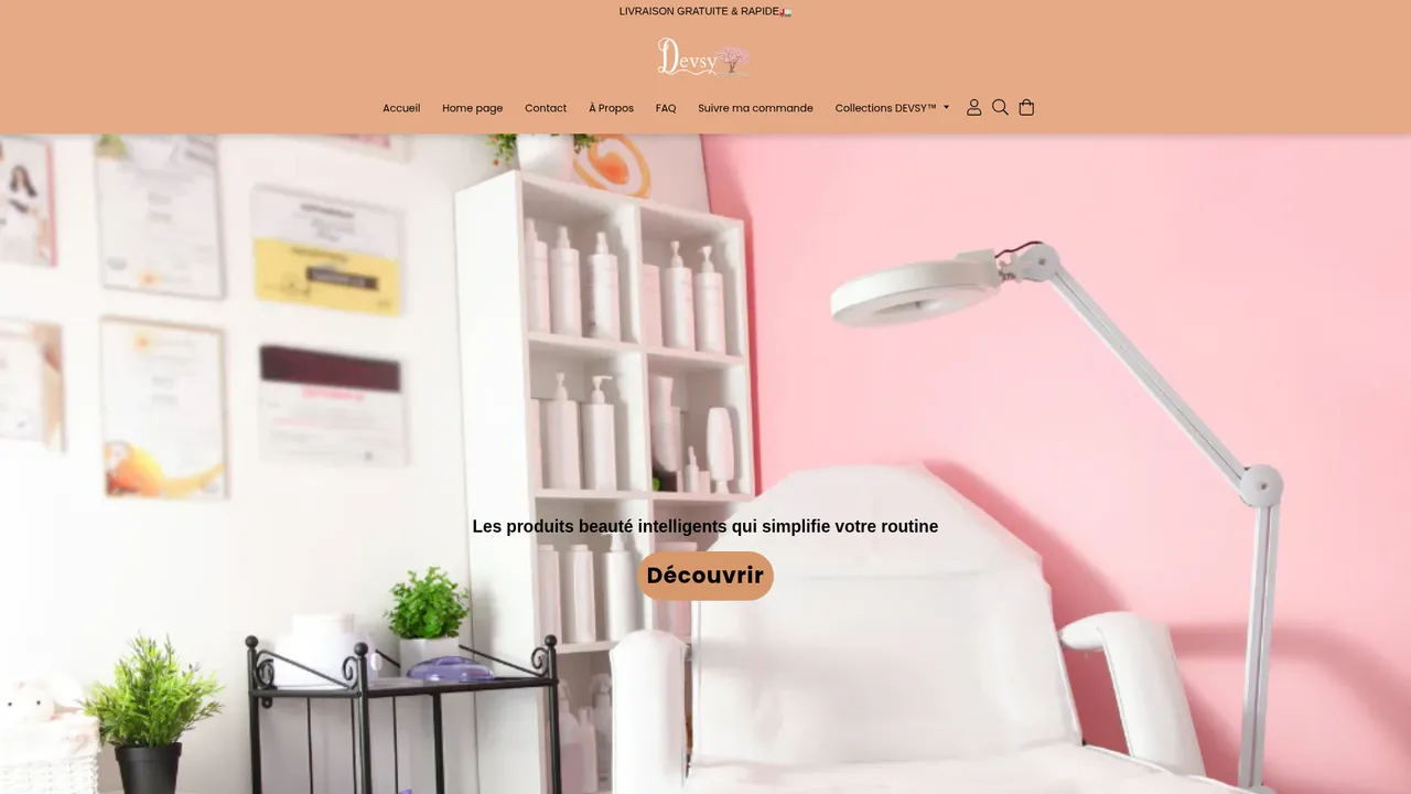 Aperçu du site DEVSY™