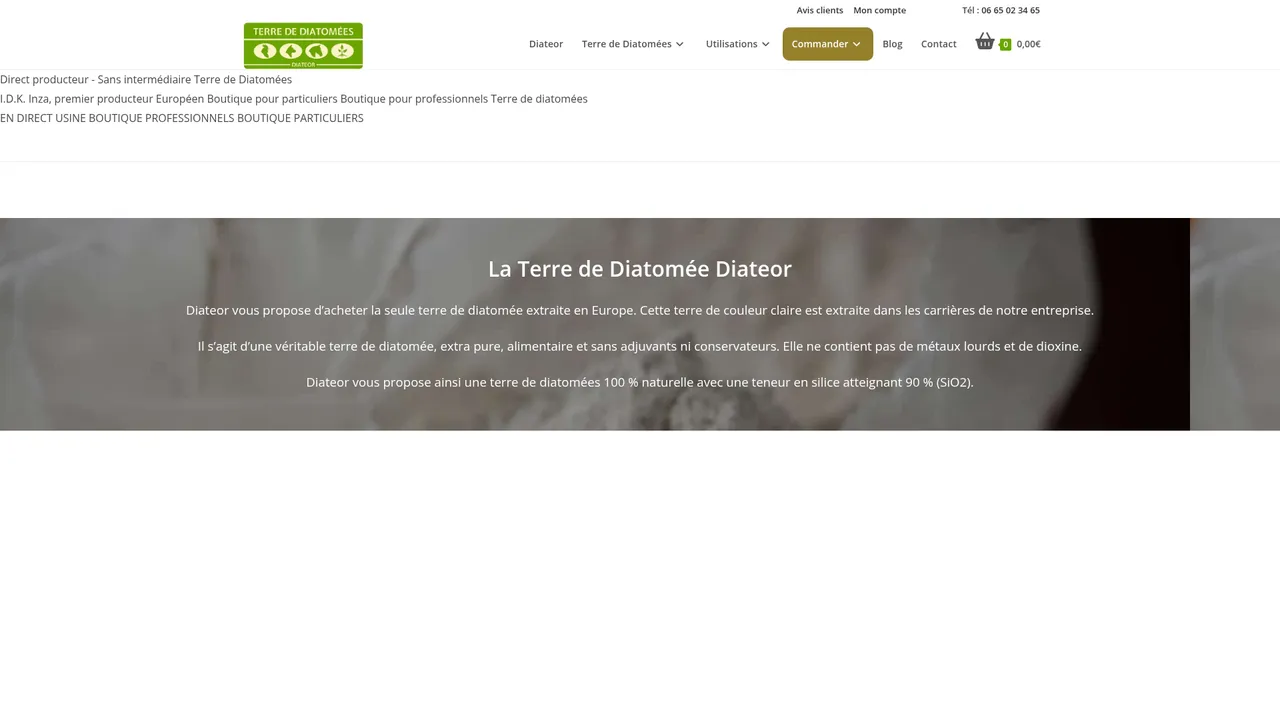 Aperçu du site diamixfrance