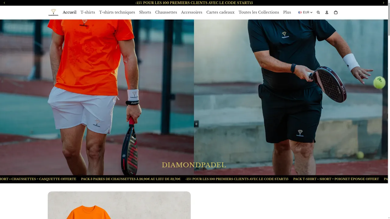 Screenshot de DiamondPadel