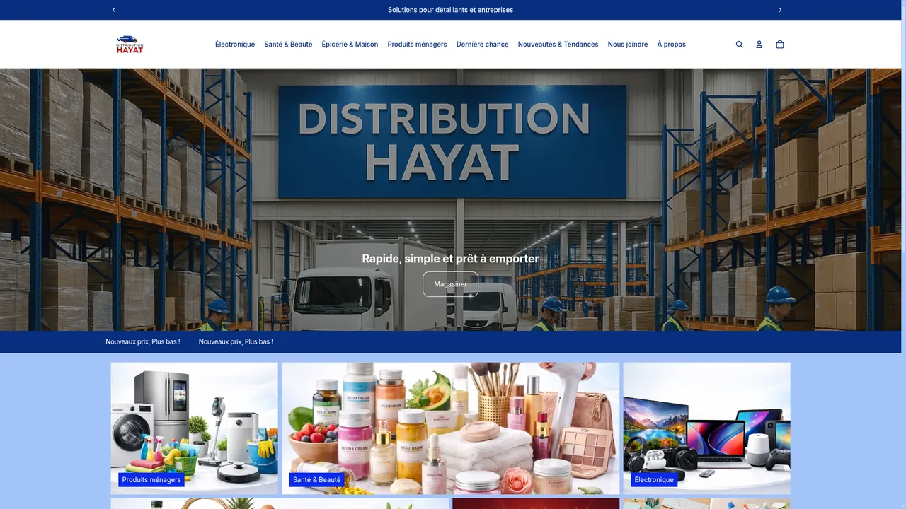 Screenshot de Distribution Hayat