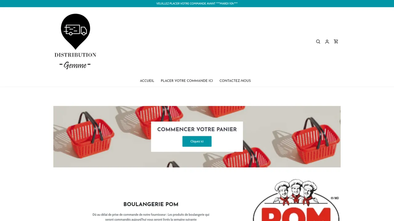 Screenshot de Distribution René Gemme & Fils