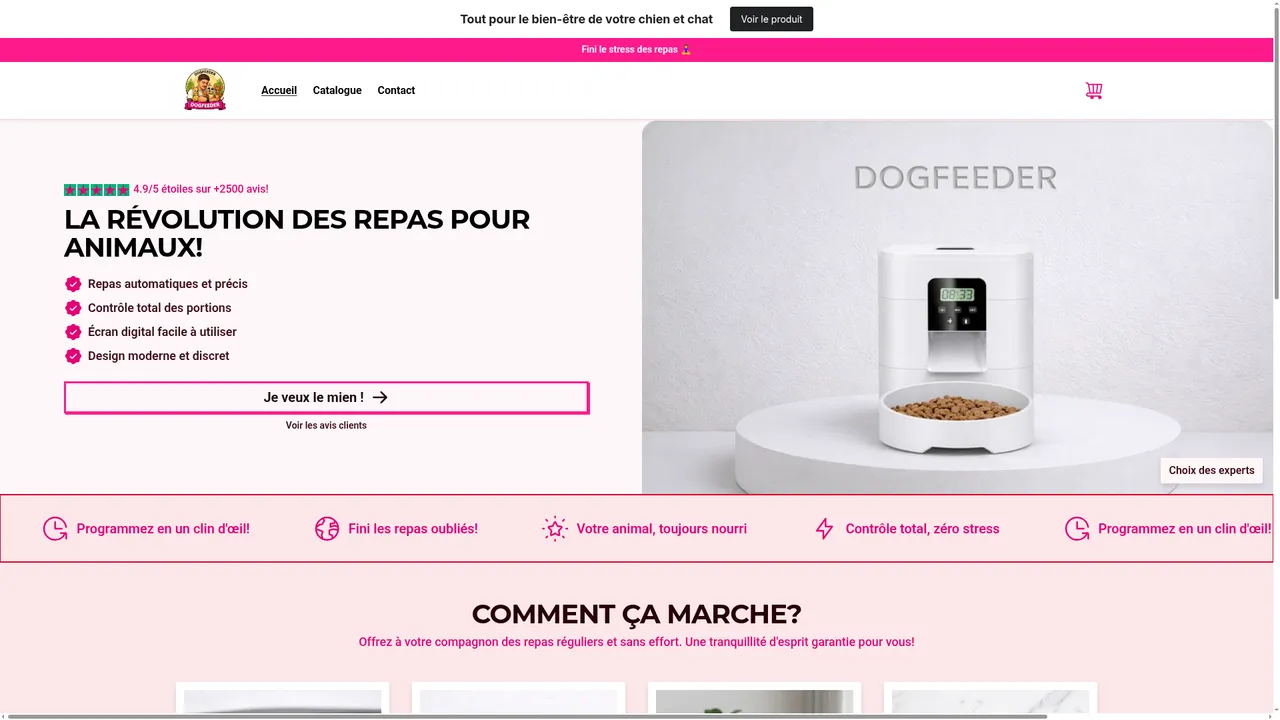 Screenshot de dogfeeder