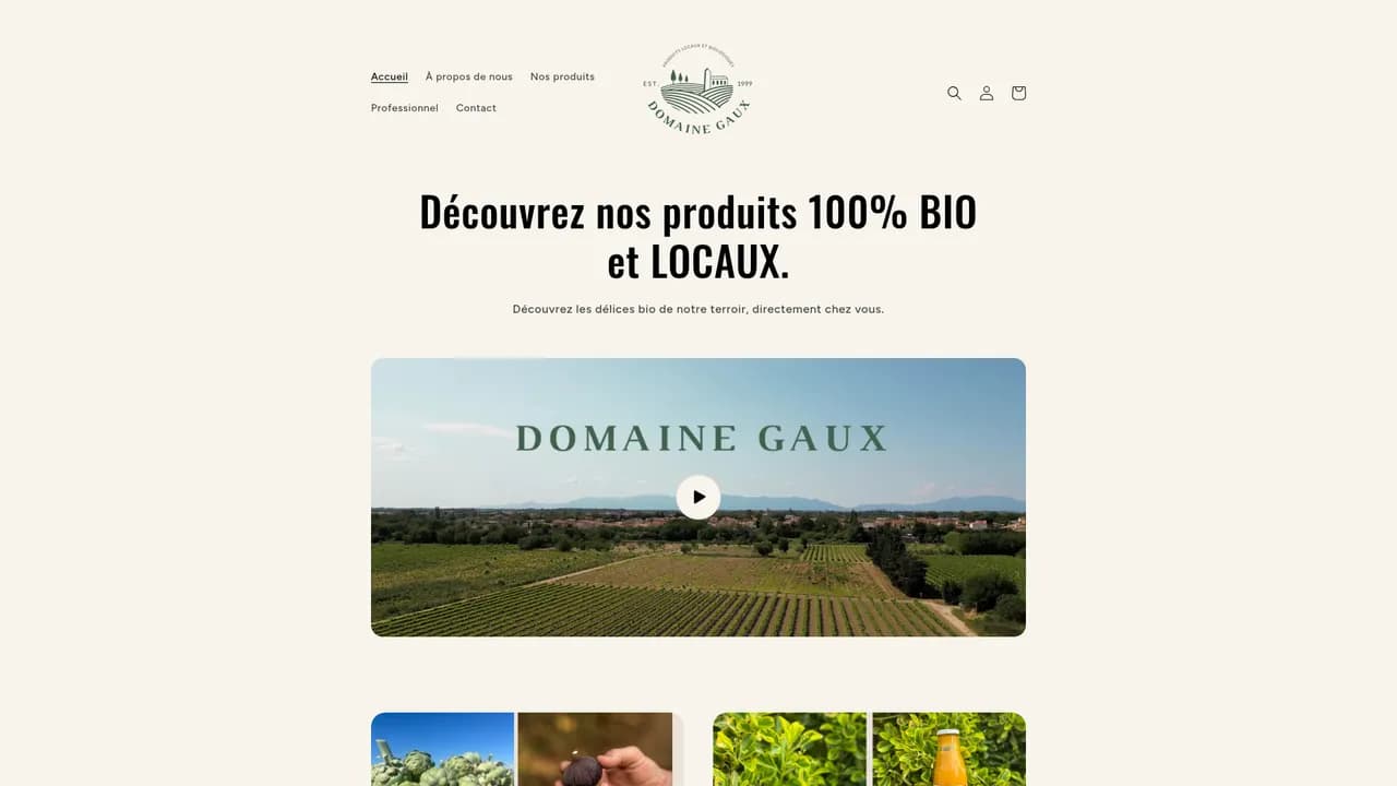 Screenshot de Domaine Gaux