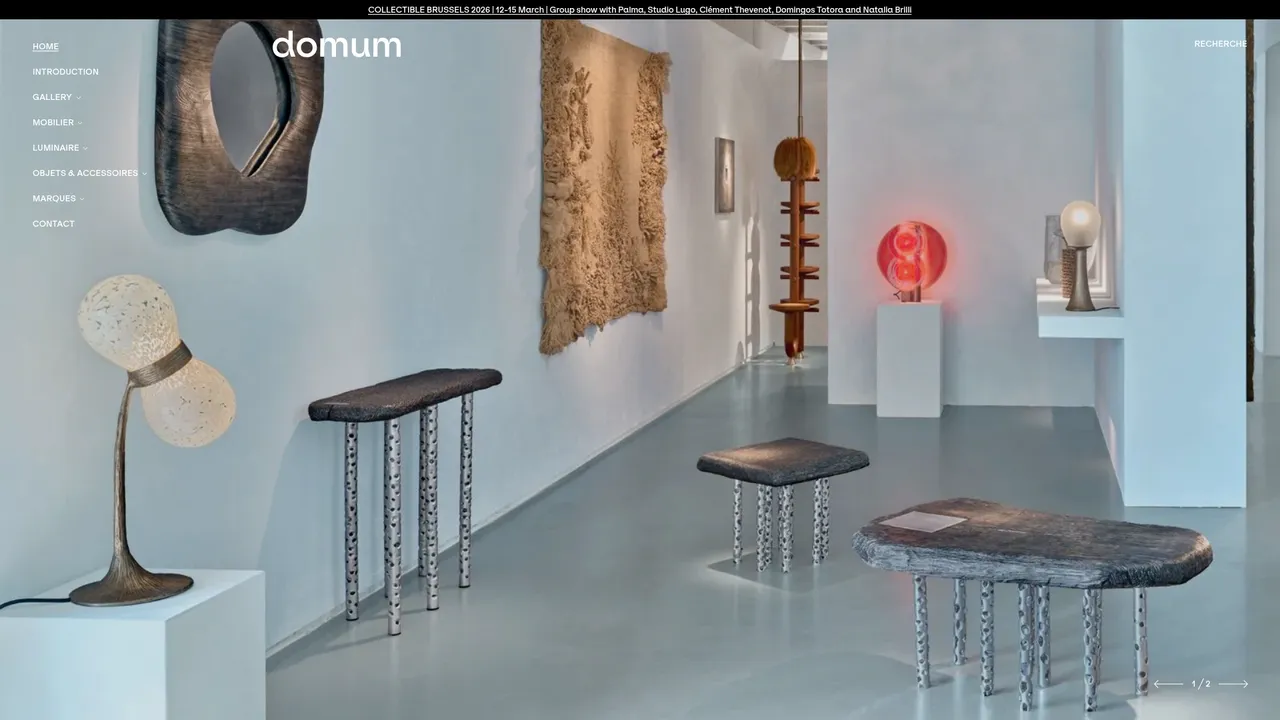 Screenshot de domum-design.com