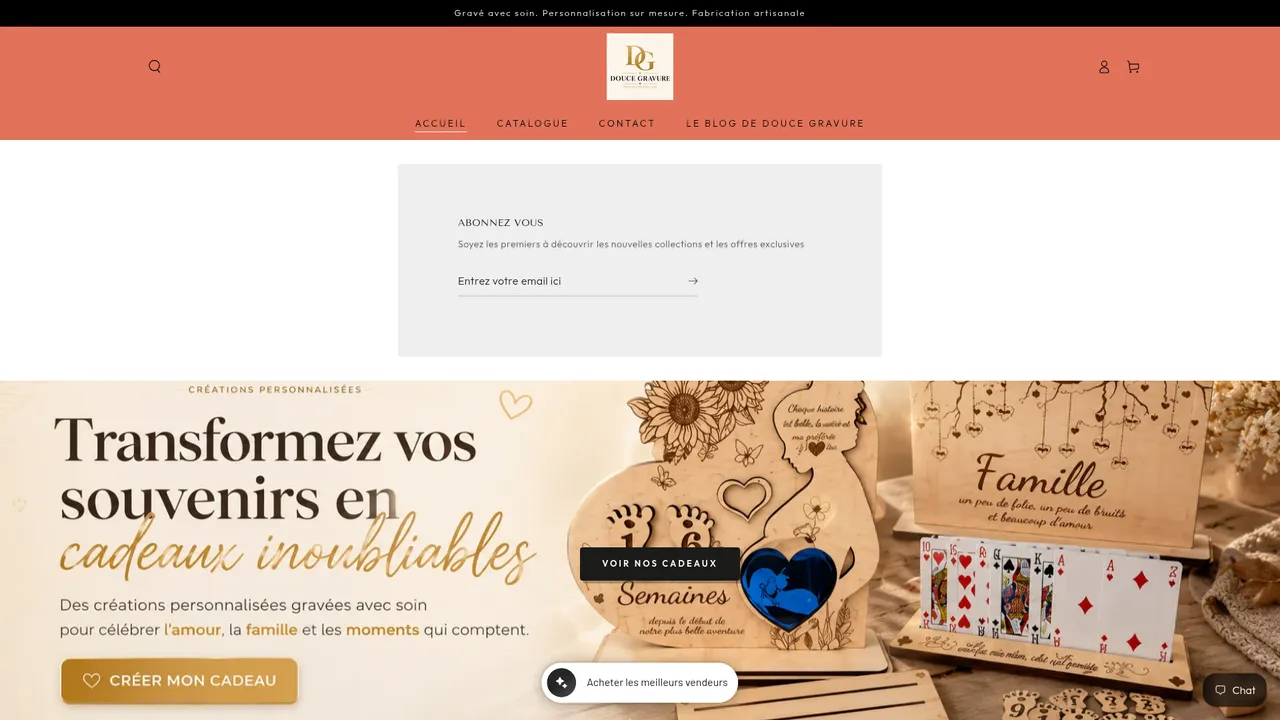 Screenshot de douce gravure