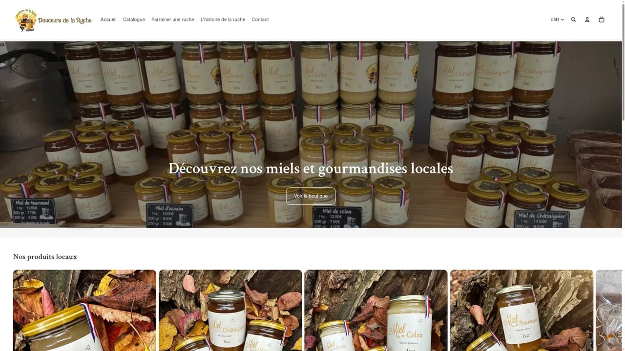Screenshot de Douceurs de la Ruche