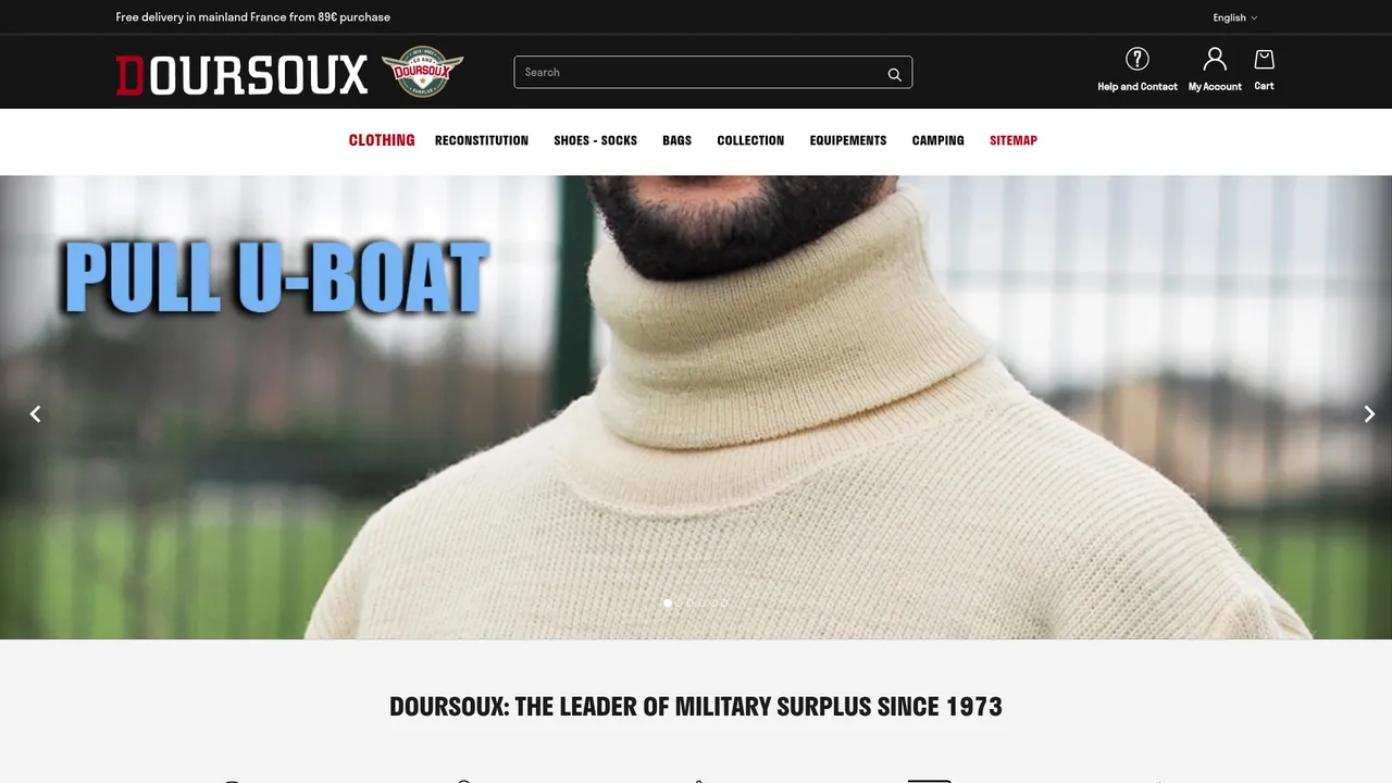 Aperçu du site Doursoux