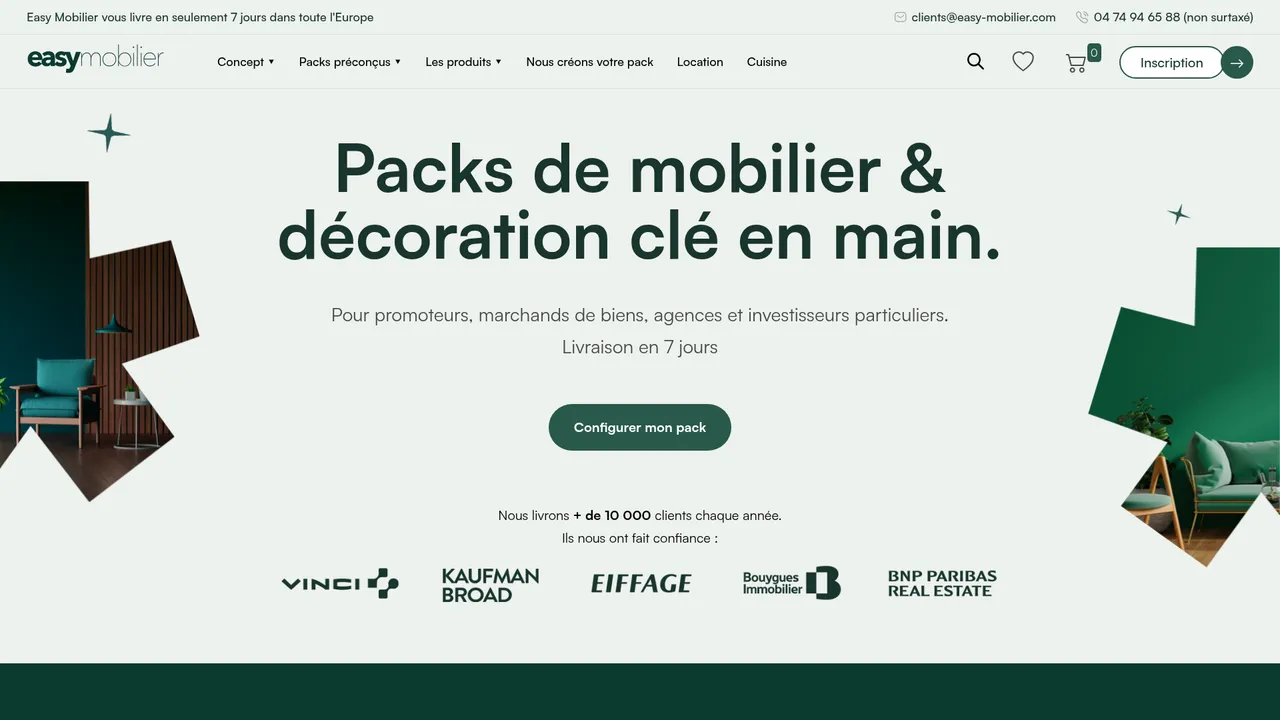 Screenshot de Easy Mobilier