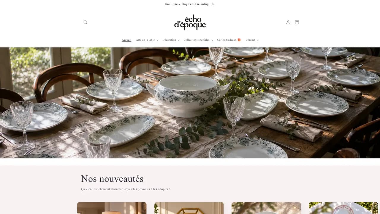 Screenshot de echodepoque.com