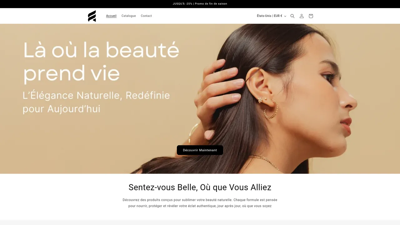 Aperçu du site eclatchic.net