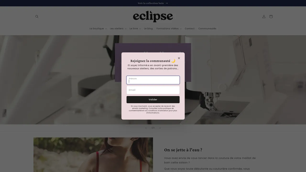 Aperçu du site eclipse-lingerie-studio.com