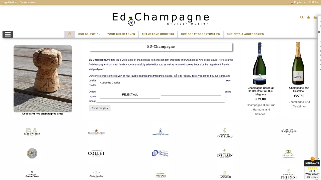 Screenshot de ed-champ.fr
