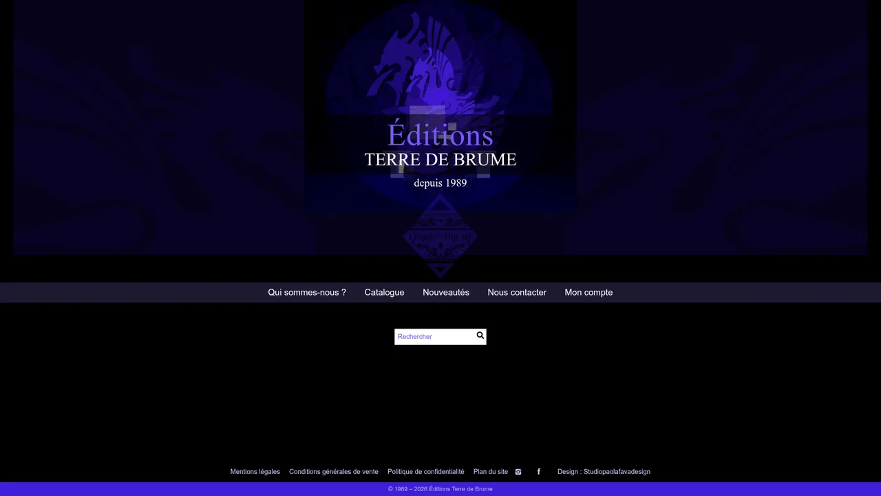 Screenshot de Éditions Terre de Brume
