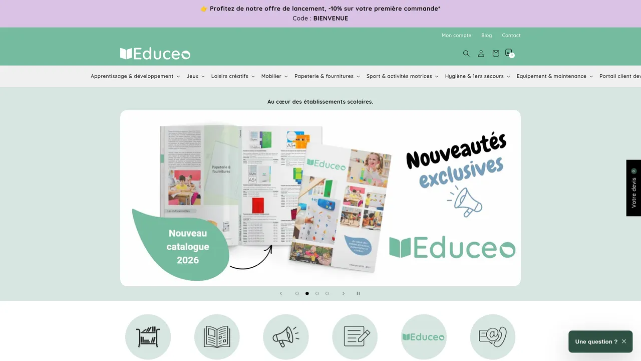 Aperçu du site Educeo.fr