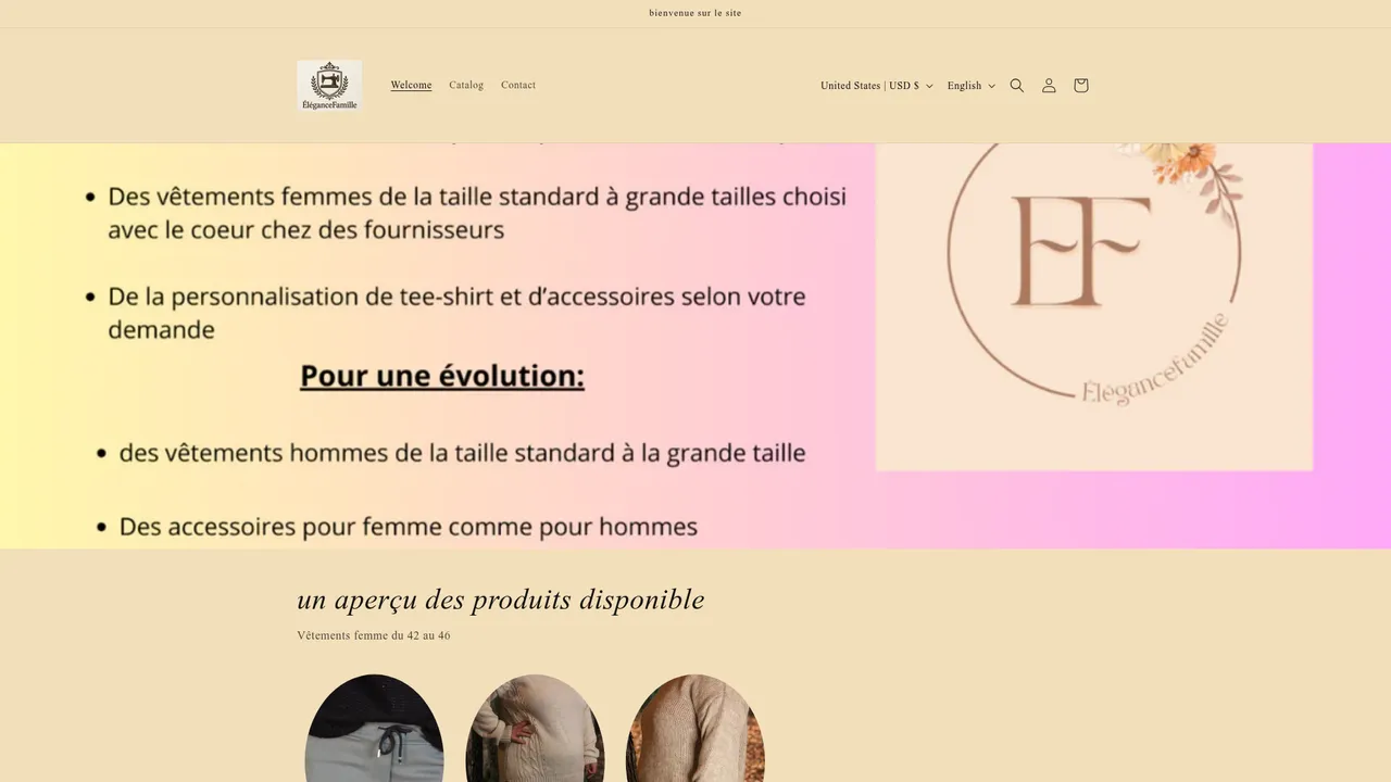 Screenshot de ÉléganceFamille