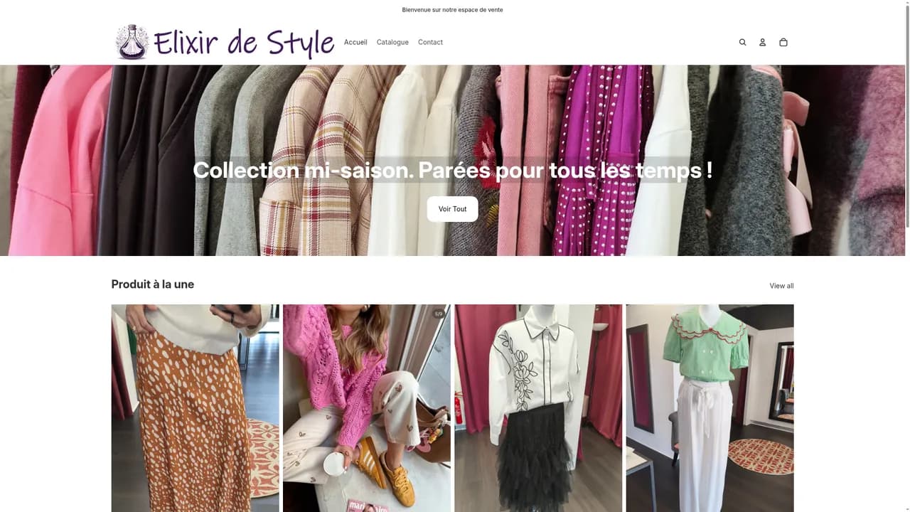 Screenshot de Elixir de Style