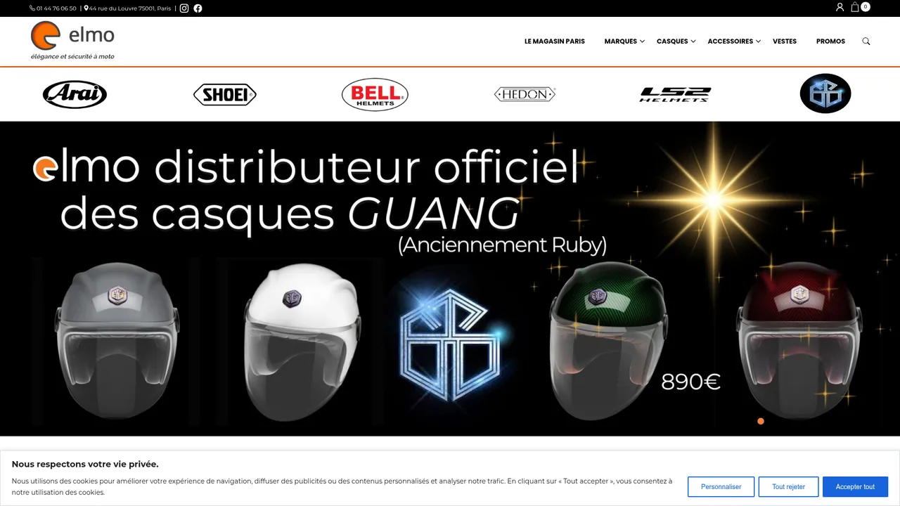 Screenshot de Elmo Casque - casques moto