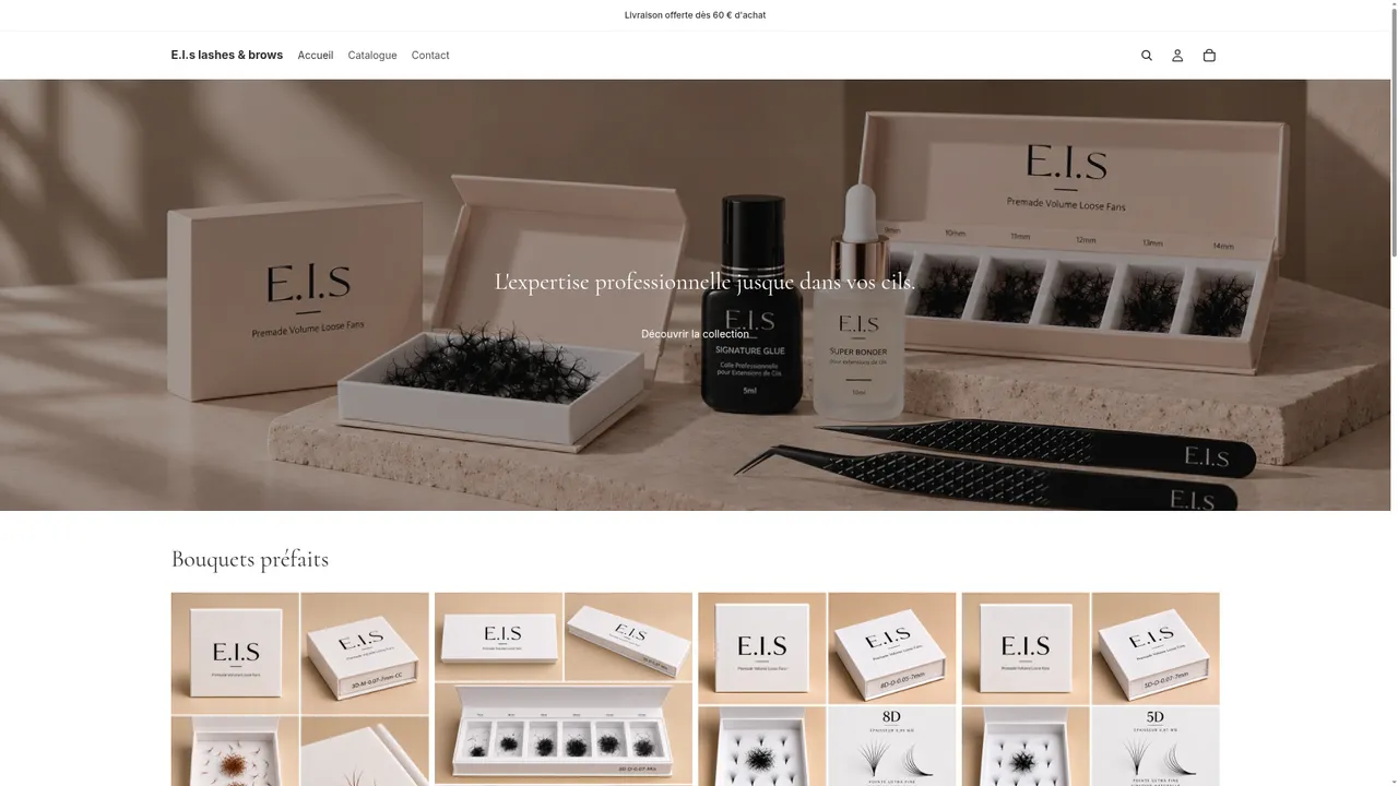 Screenshot de E.l.s lashes & brows