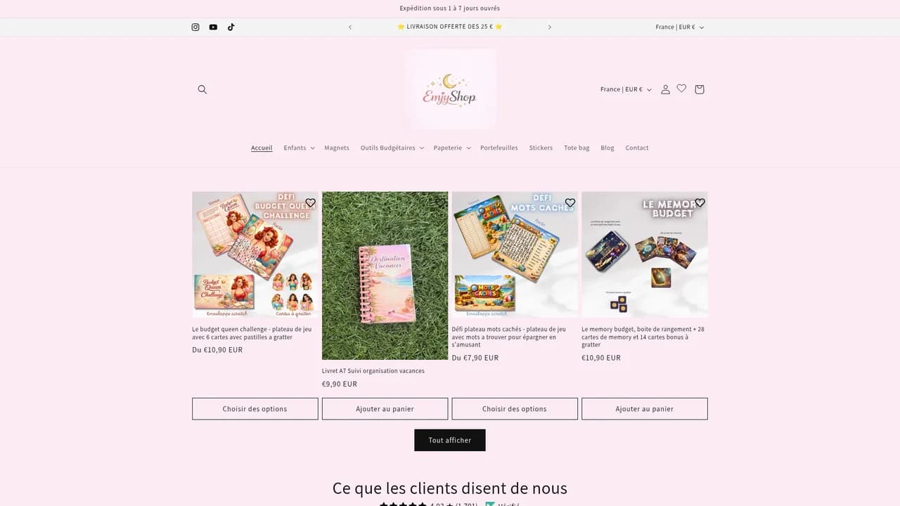 Screenshot de Emjy Shop
