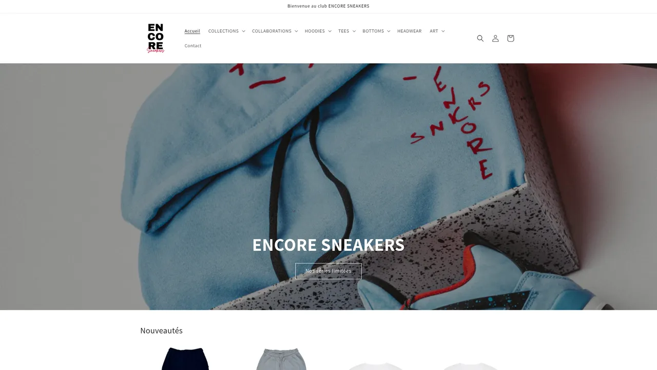 Screenshot de ENCORE SNEAKERS