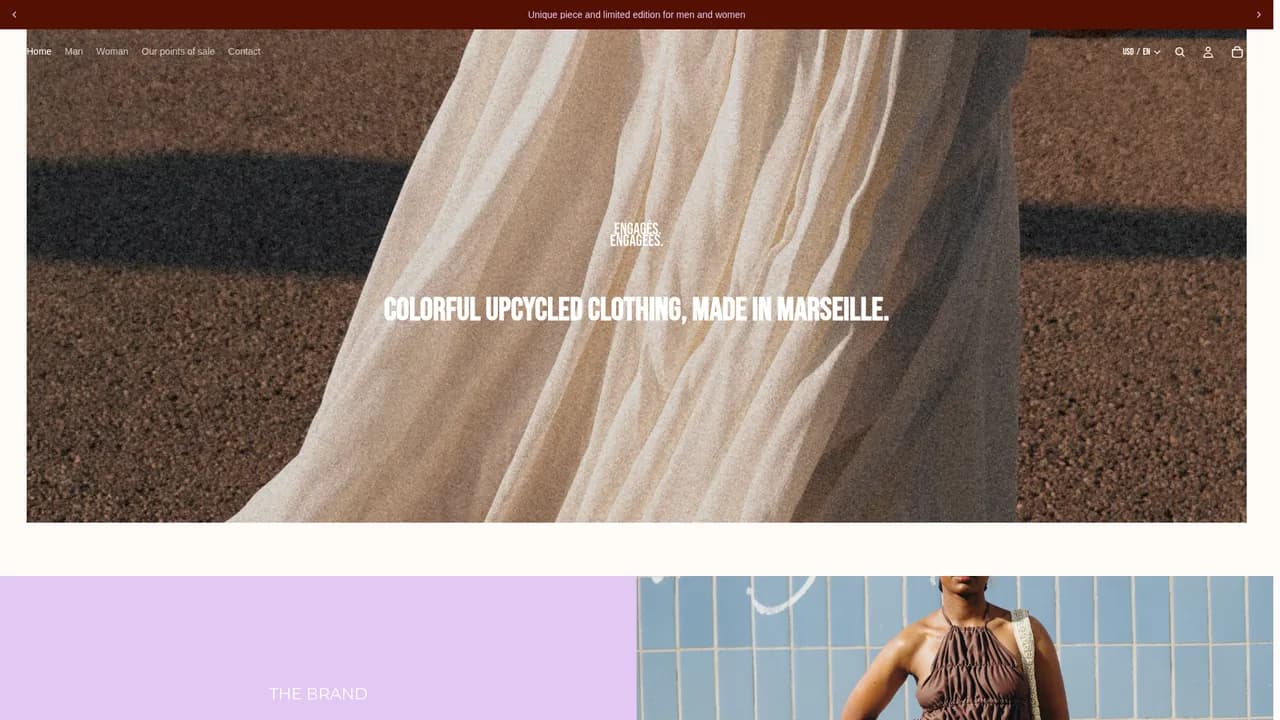 Screenshot de engagesengagees.fr