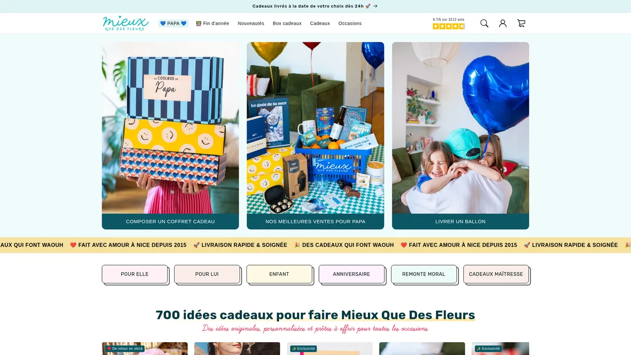 Screenshot de Mieux Que Des Fleurs