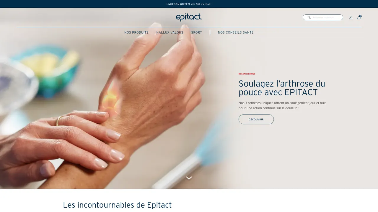 Screenshot de epitact.fr