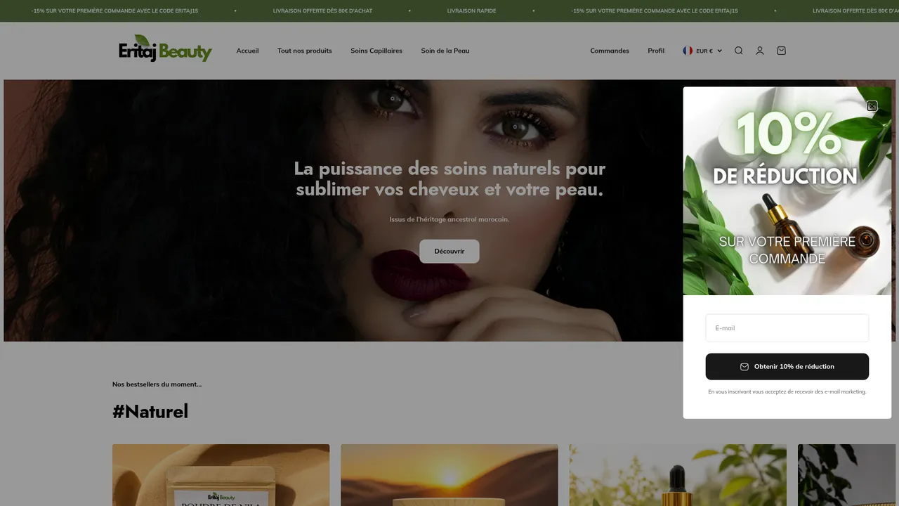 Screenshot de EritajBeauty