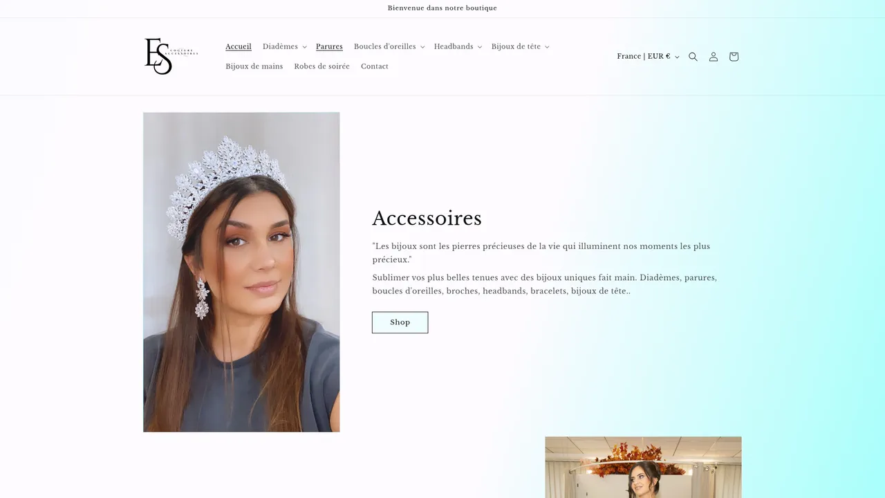 Screenshot de ES COUTURE ET ACCESSOIRES