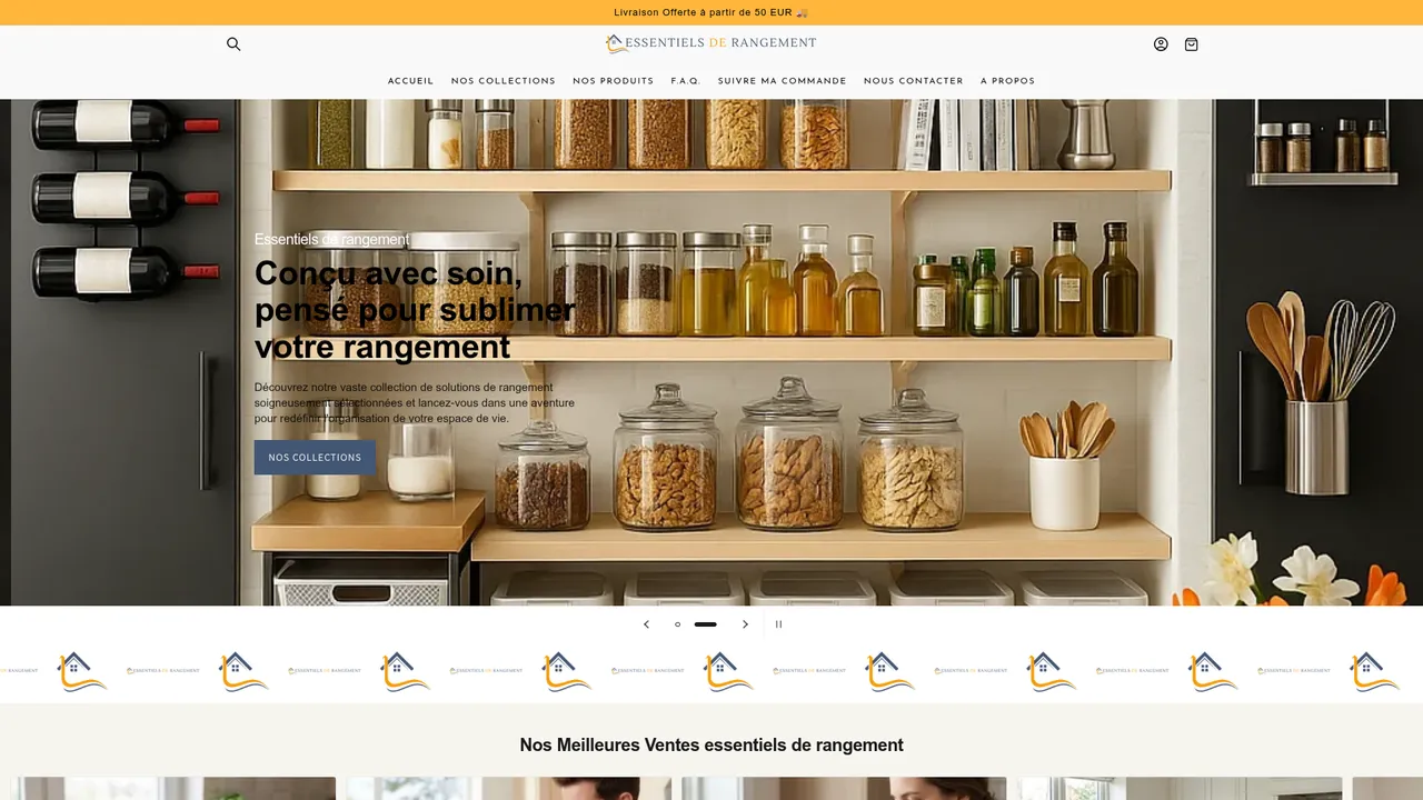 Screenshot de Essentiels de rangement