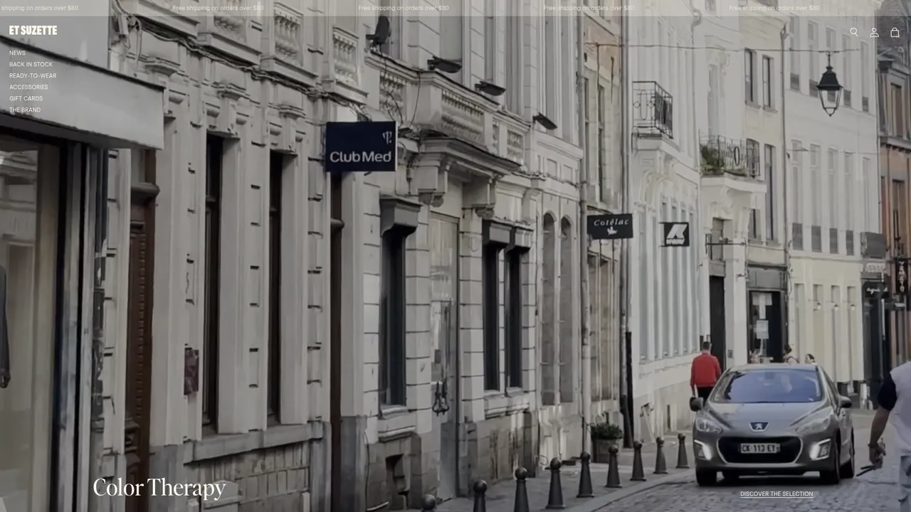 Aperçu du site Et Suzette