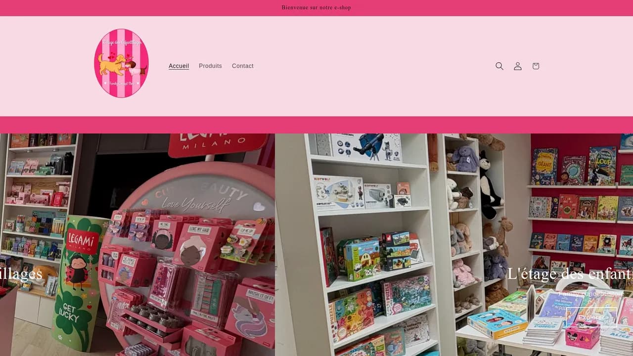 Screenshot de etagedesenfantillages.com