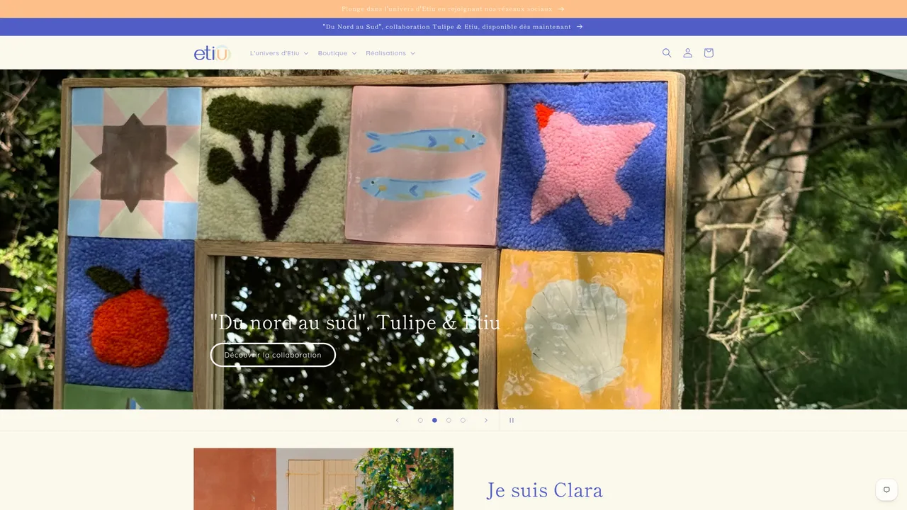 Aperçu du site Etiu