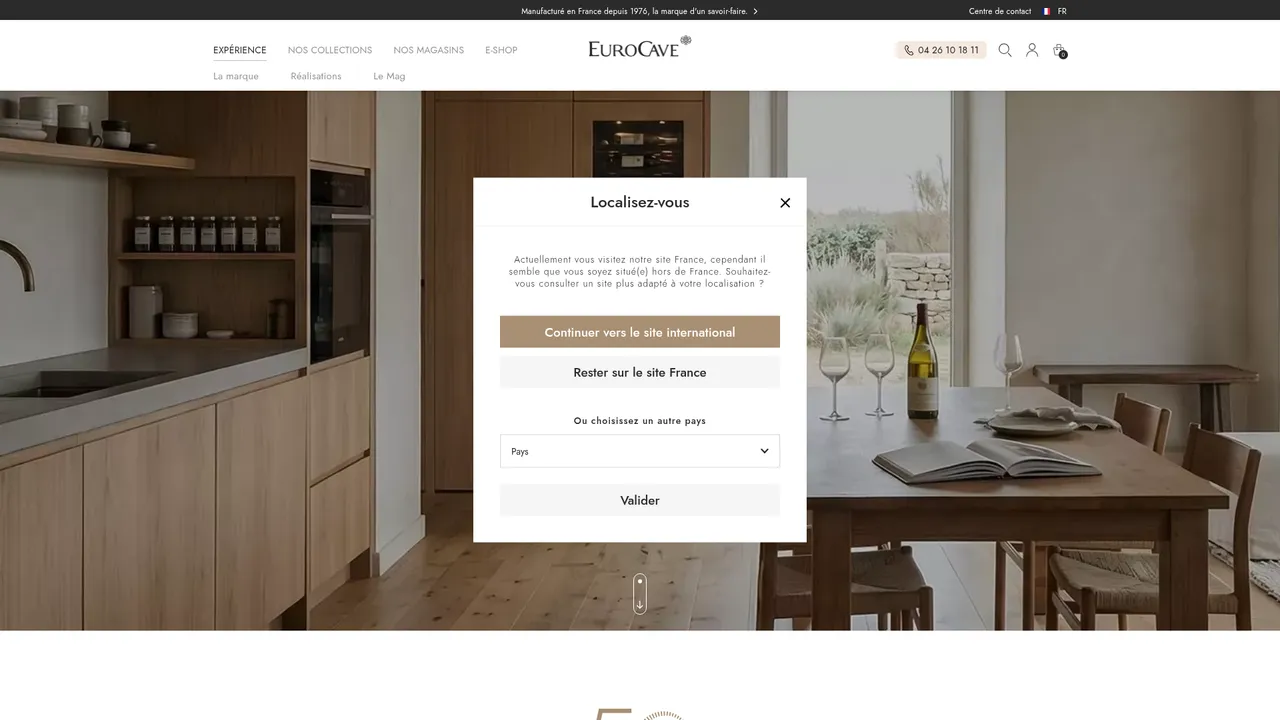 Screenshot de EuroCave