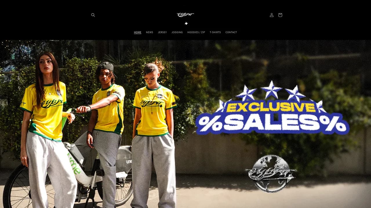 Screenshot de EYPRA Clothings
