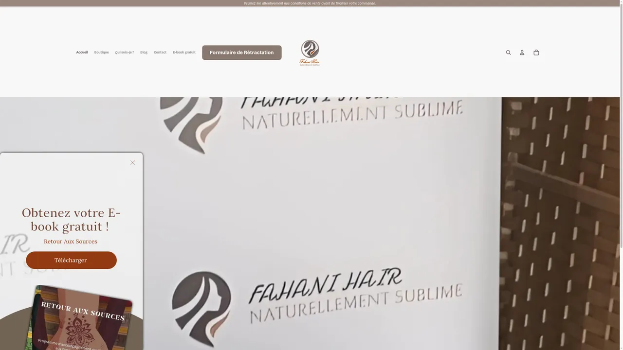 Screenshot de Fahani Hair
