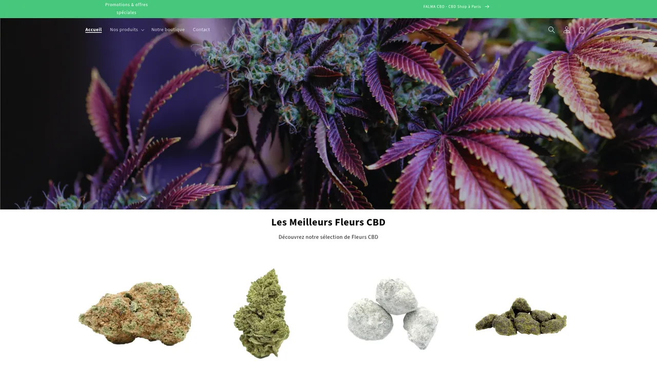 Screenshot de FALMA CBD