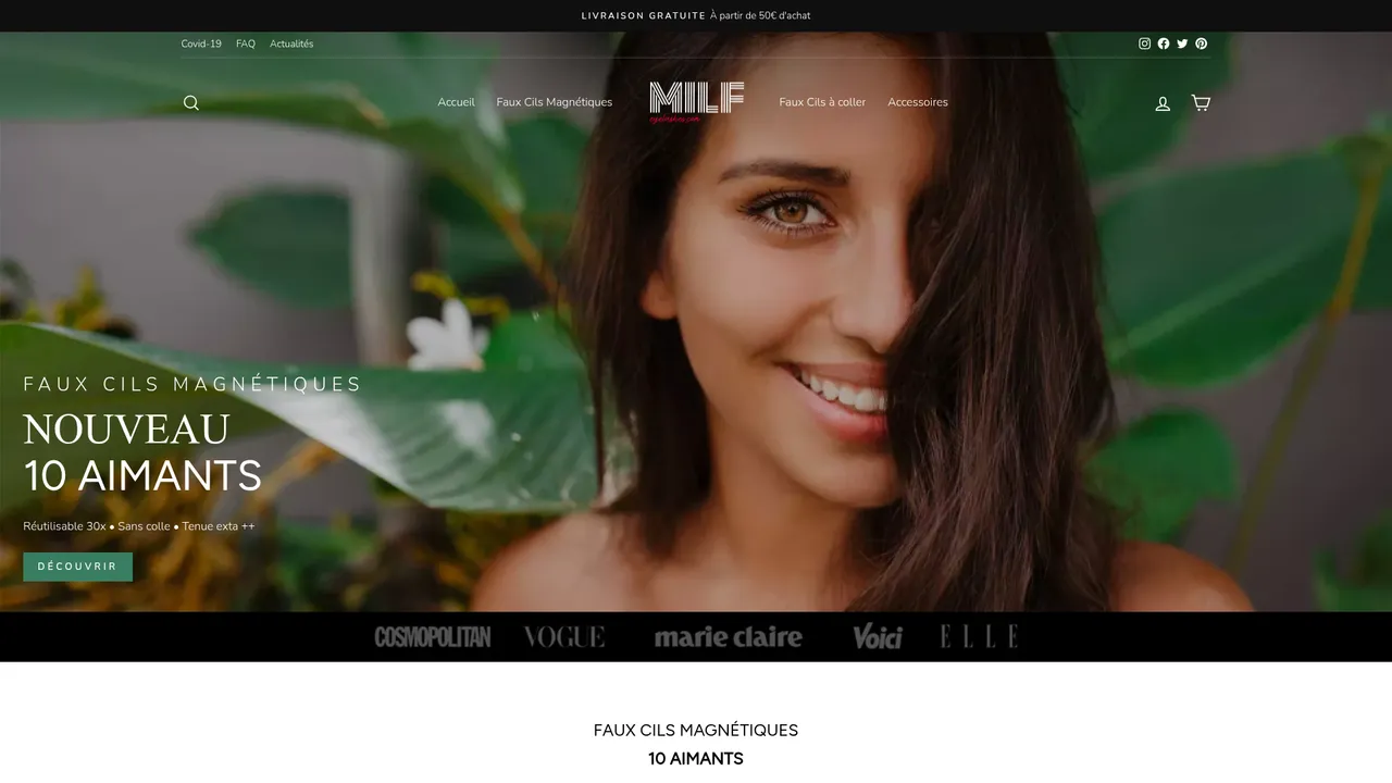Screenshot de Faux Cils Magnétiques | Eyeliner Magnétique
