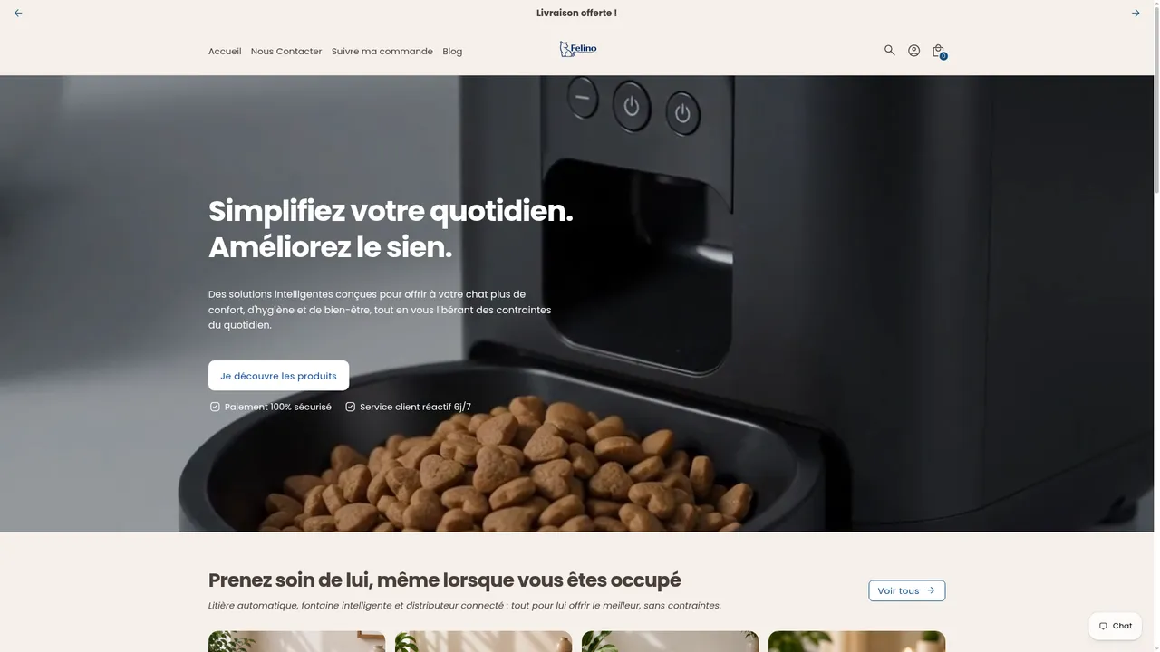 Screenshot de felinoweb.com