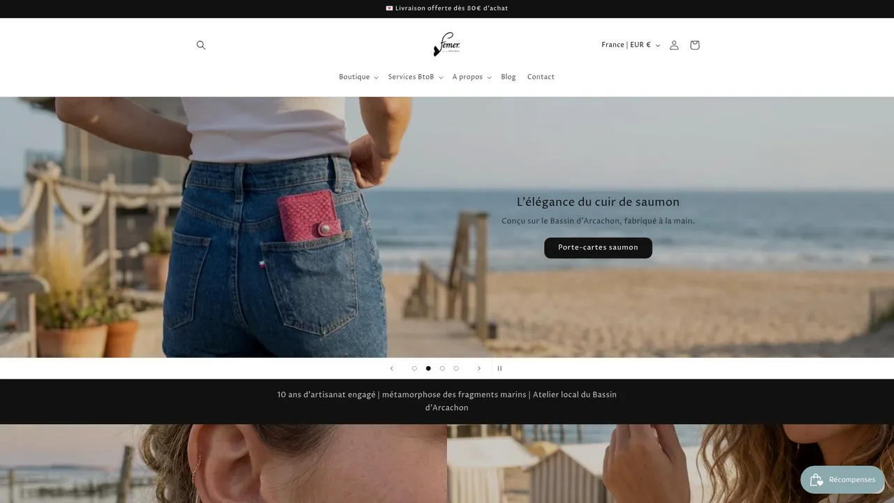 Screenshot de femer.fr