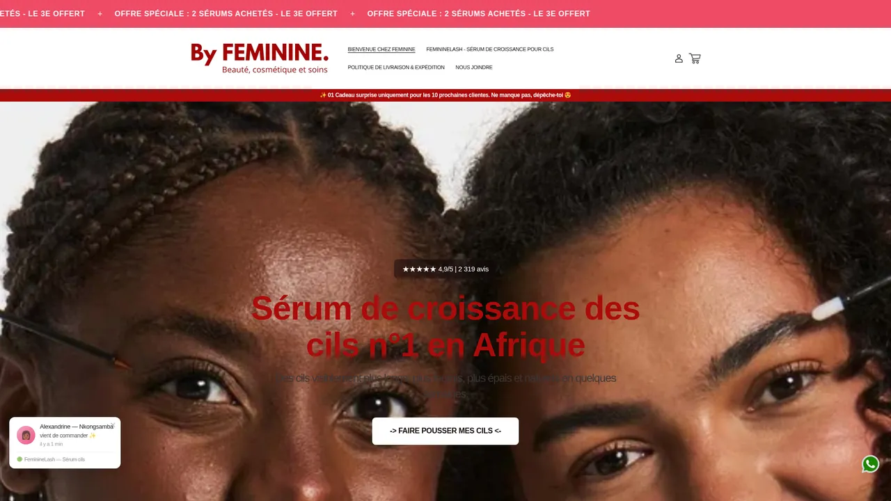 Screenshot de FEMININE